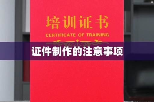 船营证件制作的注意事项